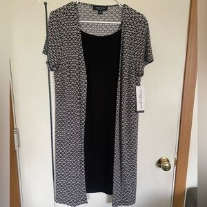 Perceptions New York ladies new tags dress with built-in cover